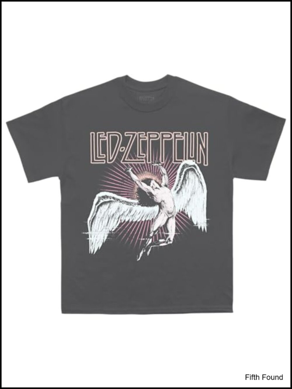 Official Led Zeppelin Icarus Graphic Tee, Unisex Adult, 100% Cotton, Classic